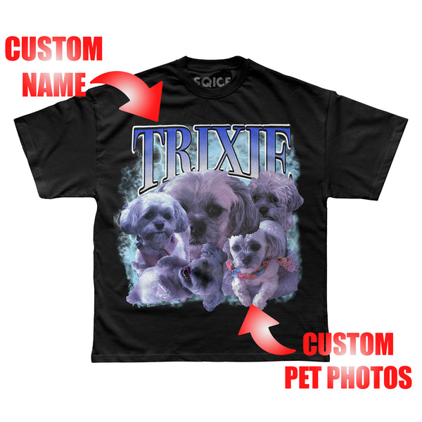 Custom Pet Vintage Graphic T-Shirt - V2