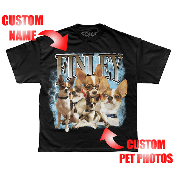 Custom Pet Vintage Graphic T-Shirt - V3